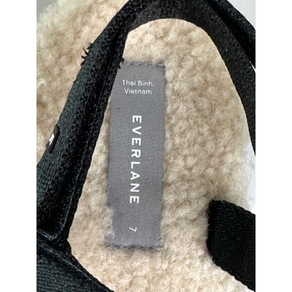 Everlane NIB The Renew Teddy Sport Sandal Black White Comfort Minimalist Soft 7 - Picture 3 of 10
